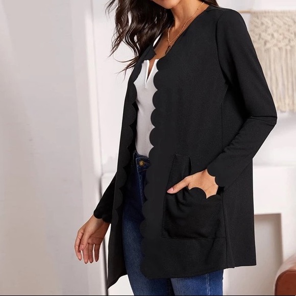 black cardigan shein